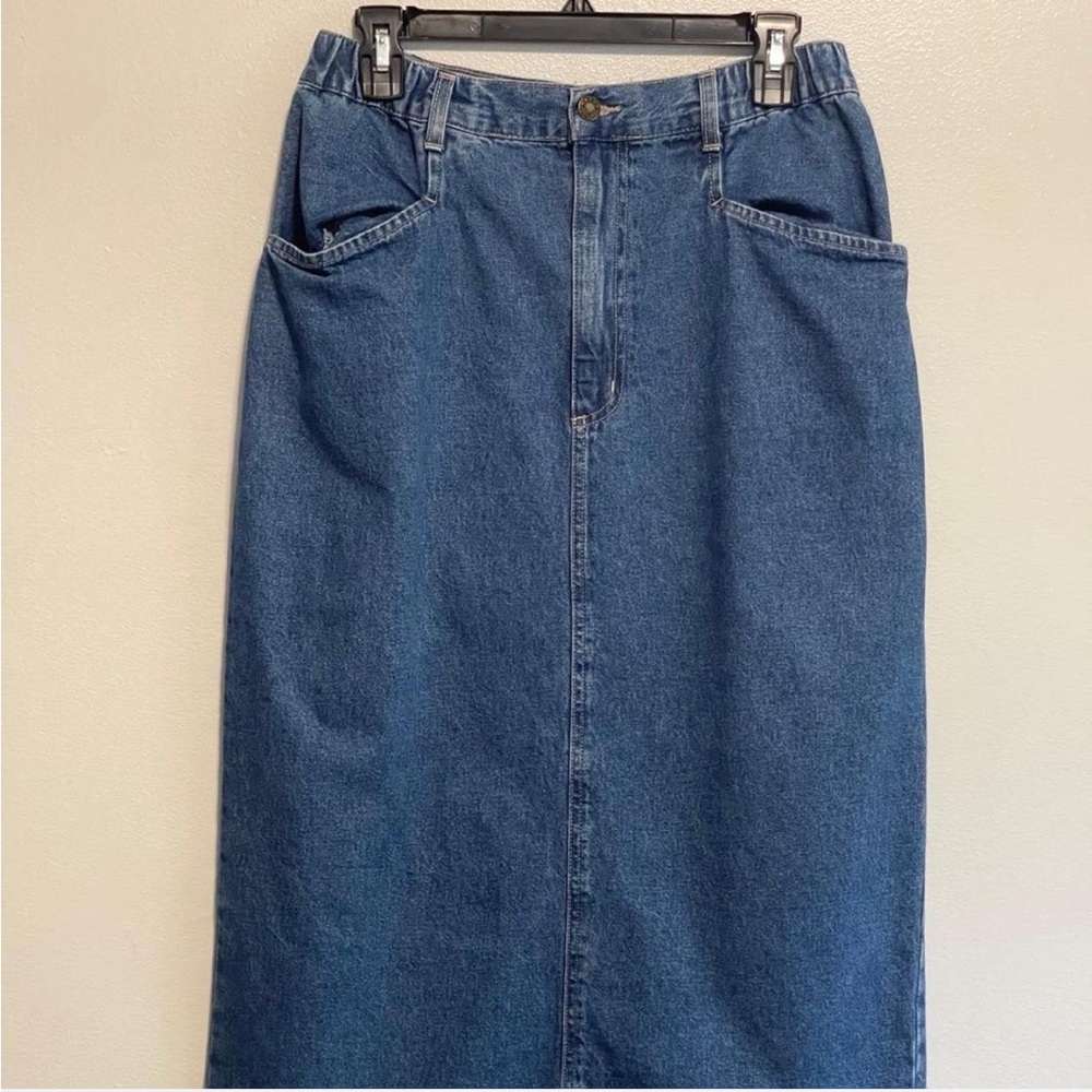 Long denim Skirt